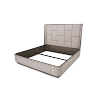 Contemporary California King Multi-Panel Bed
