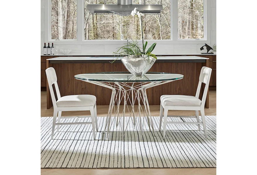Modern 3-Piece Axel Dining Table Set by Universal at Zak's Home