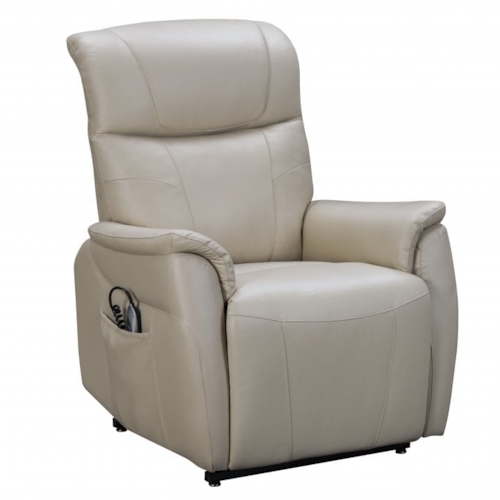 Casual Lift Power Recliner with Power Headrest & Lumbar