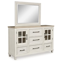 Farmhouse Dresser And Mirror