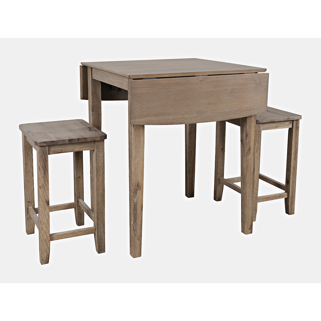 Jofran Eastern Tides 3 Piece Counter Table and Stool Set