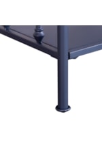 Liberty Furniture Vintage Series Open Metal Nightstand with Distressed Finish