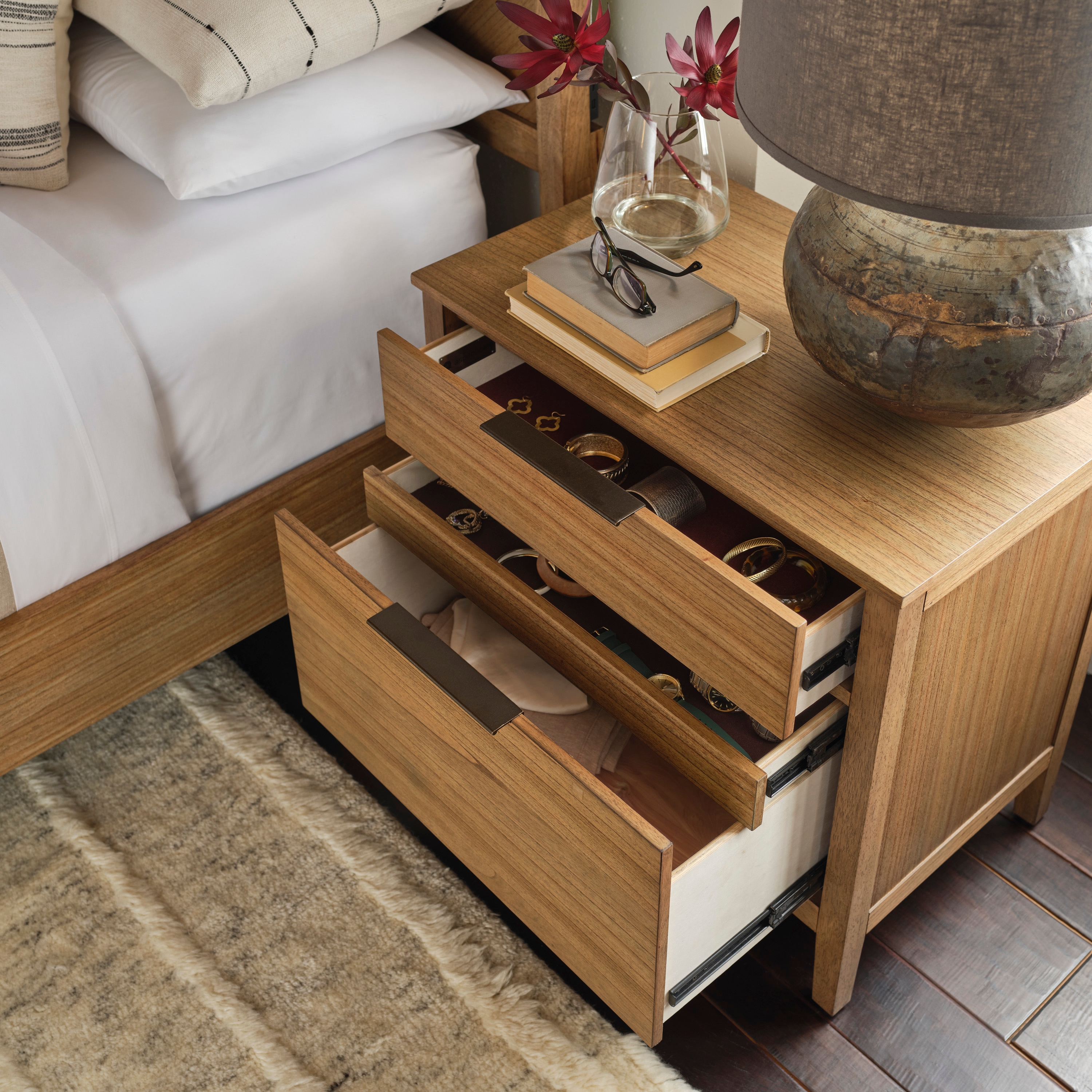 Aspenhome Cyrus 2-Drawer Nightstand