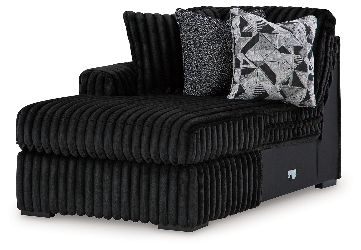 Signature Design by Ashley Midnight-Madness 4-Piece Sectional And Ottoman