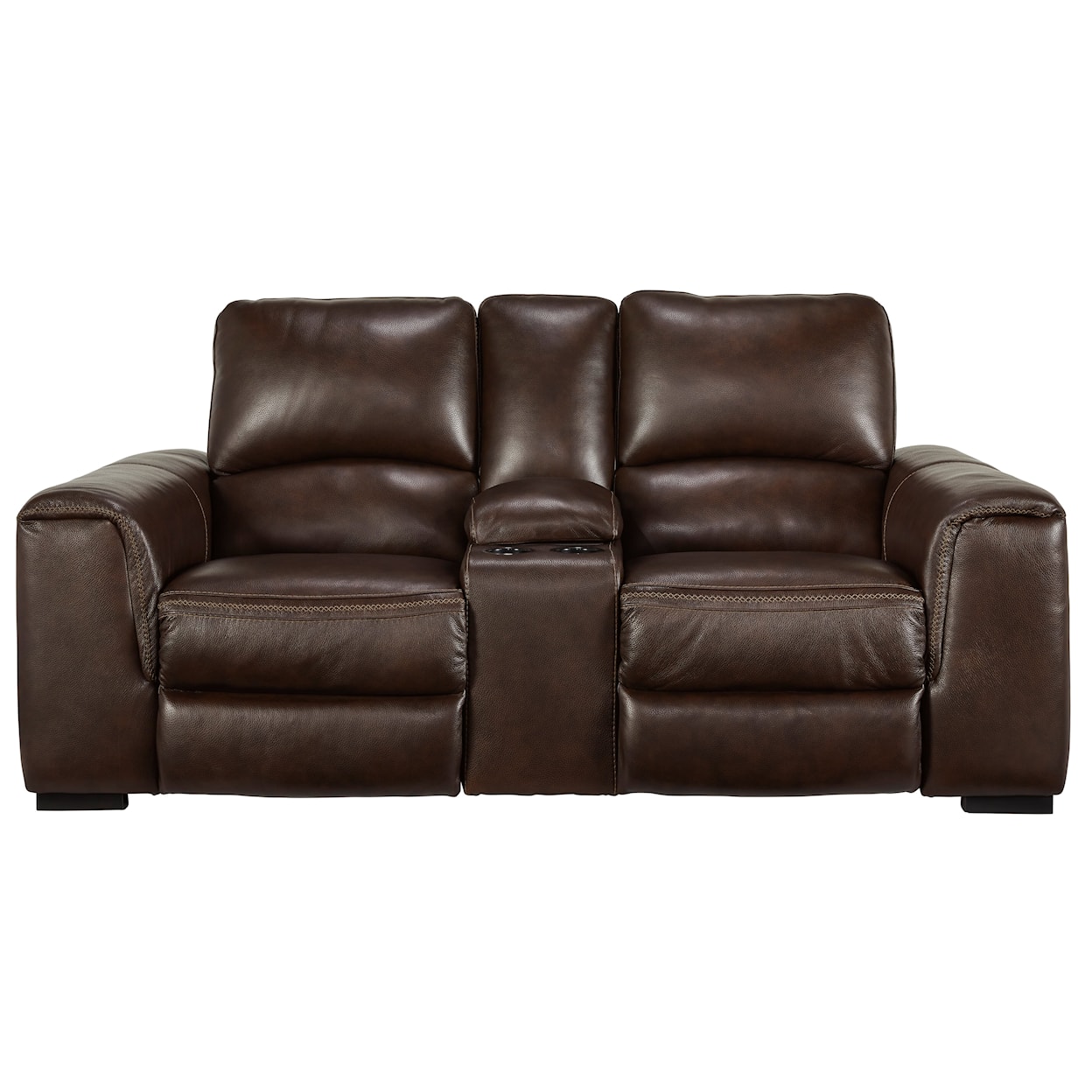 Signature Alessandro Power Reclining Loveseat with Console