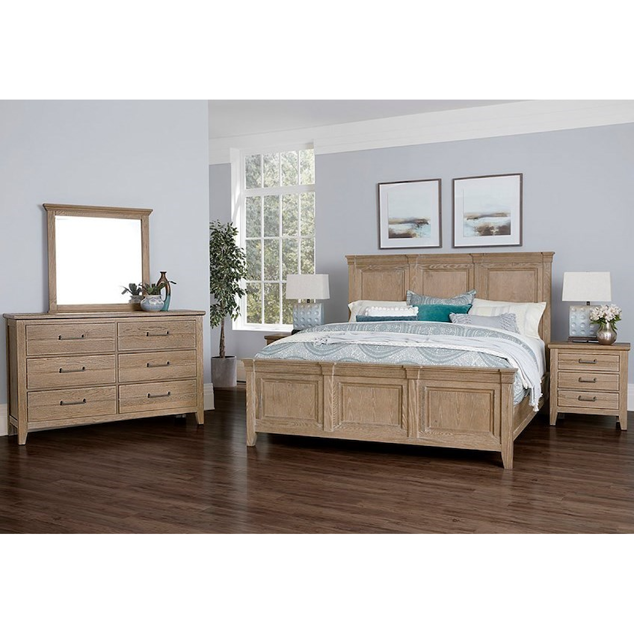 Vaughan-Bassett Passageways 3-Drawer Nightstand