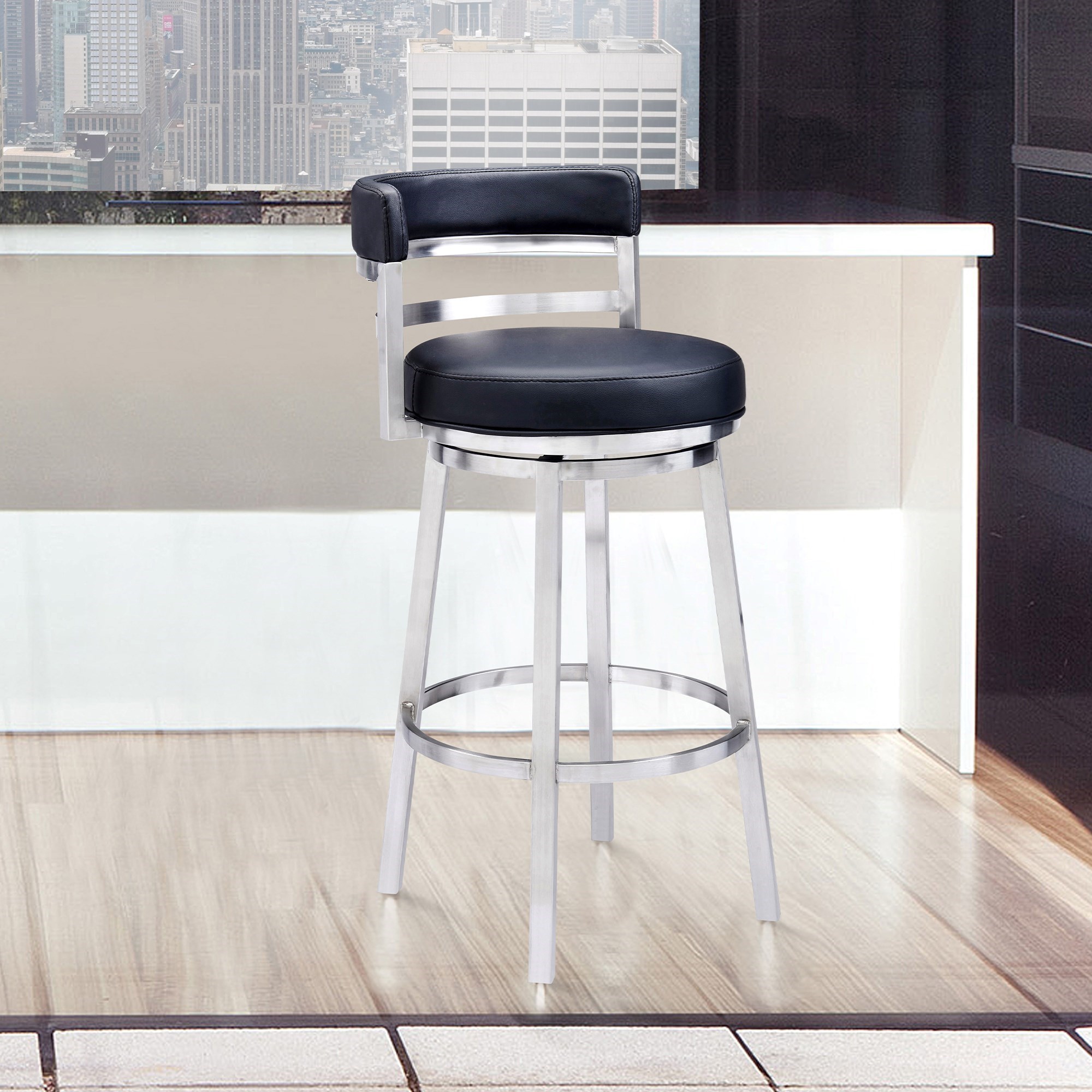 Armen Living Madrid 30" Bar Stool