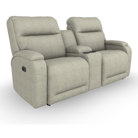 Power Reclining Rocker Console Loveseat