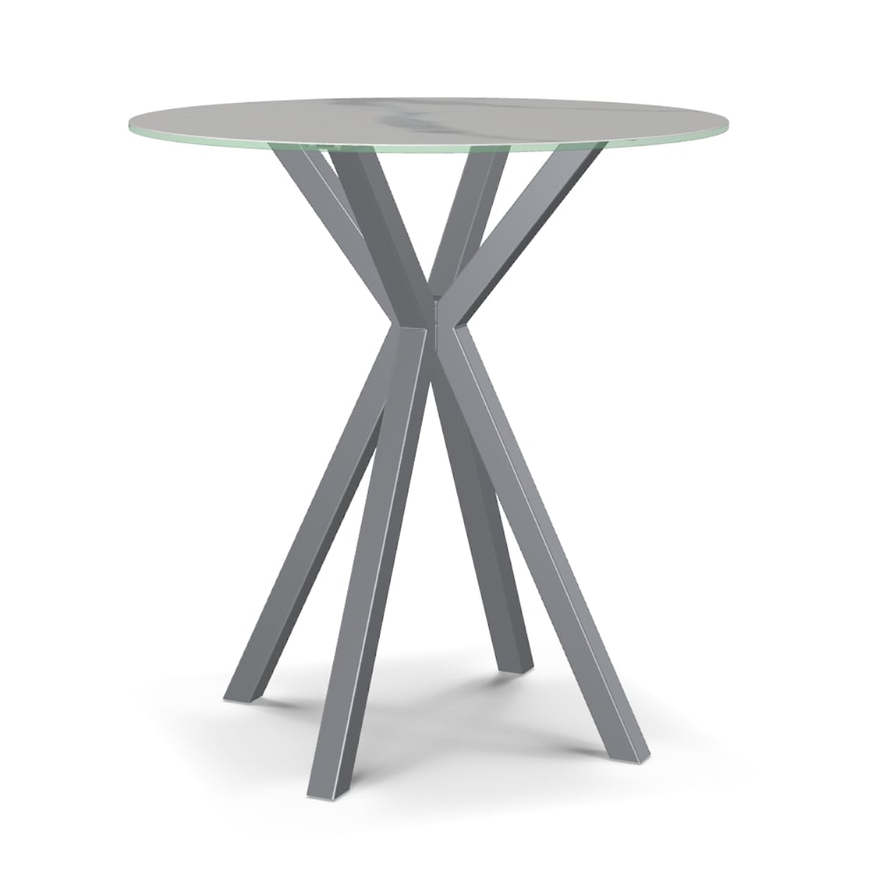 Amisco Asterisk Bar Height Table with Italian Porcelain Top