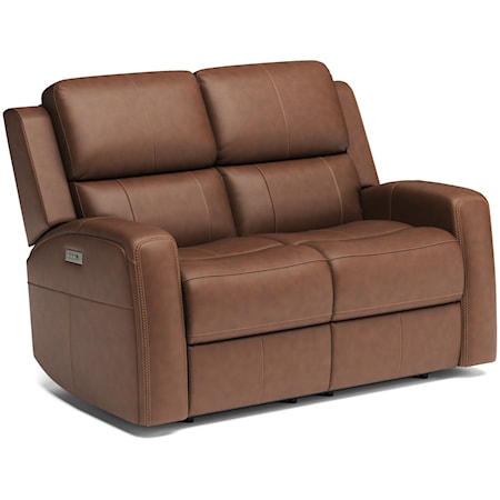 Power Reclining Loveseat with Power Headrests and Lumbar