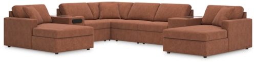 8-Piece Sectional With Chaise