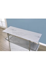 Furniture of America Rianna Contemporary Bar Table with Wine and Glass Holder