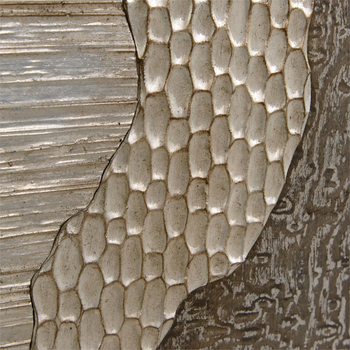 River's Edge Silver Textural Accent Chest