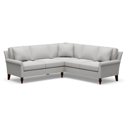 2-Piece L-Shaped Sectional Sofa