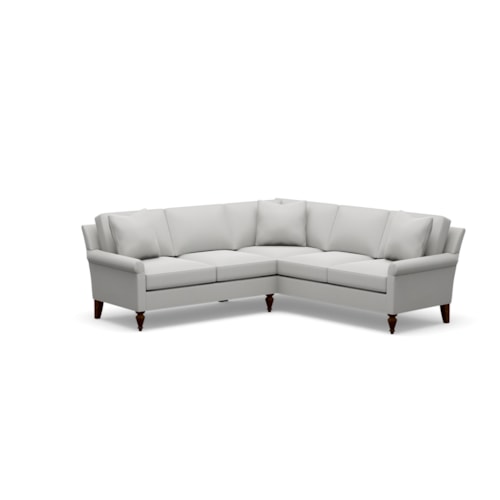 Leonardo 2-Piece Customizable L-Shaped Sectional Sofa