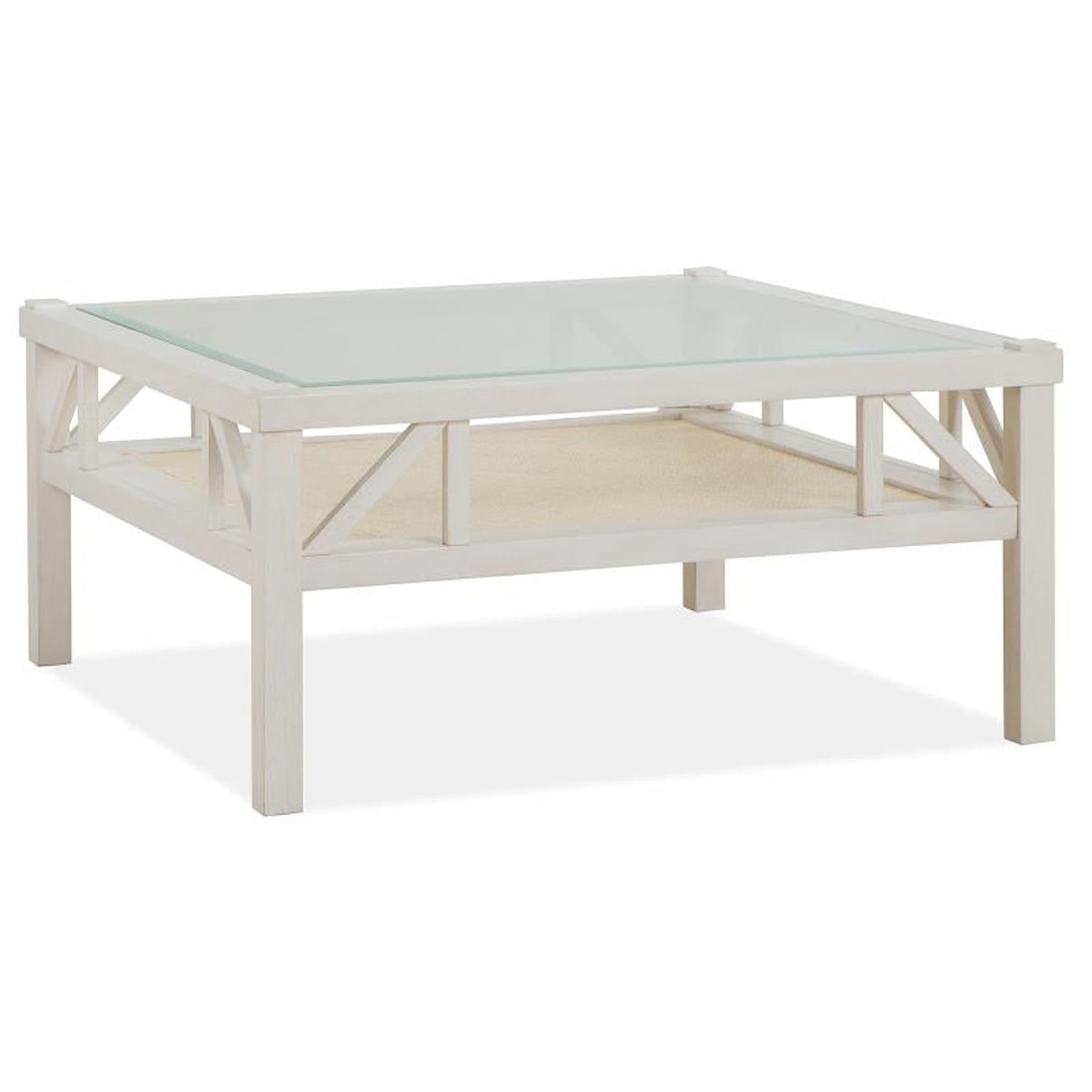 Magnussen Home Ellison Occasional Tables Square Cocktail Table