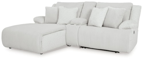 3-Piece Reclining Sectional Sofa With Chaise