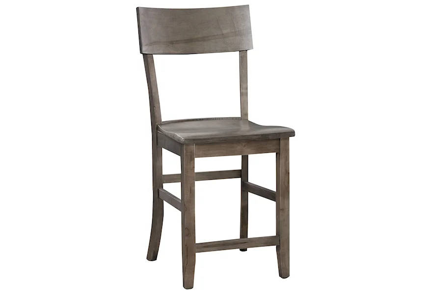 BenchMade Counter Height Stool by Bassett at VanDrie Home Furnishings