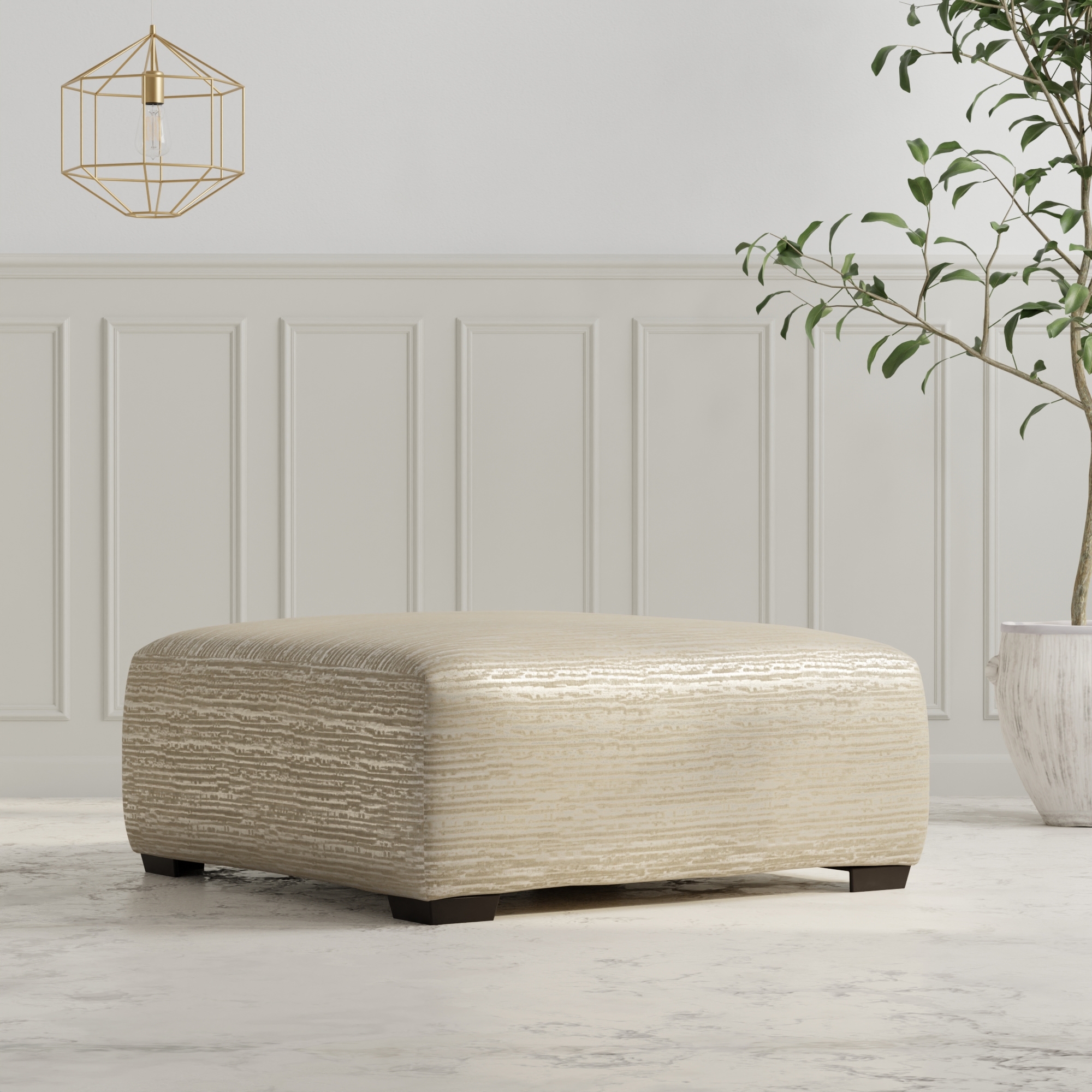 Jackson Furniture Hyde Park Square Cocktail Ottoman