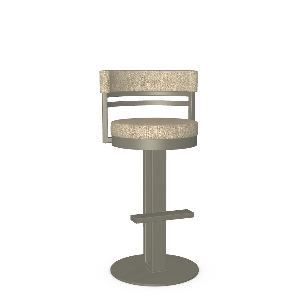 Upholstered Bar Height Swivel Stool