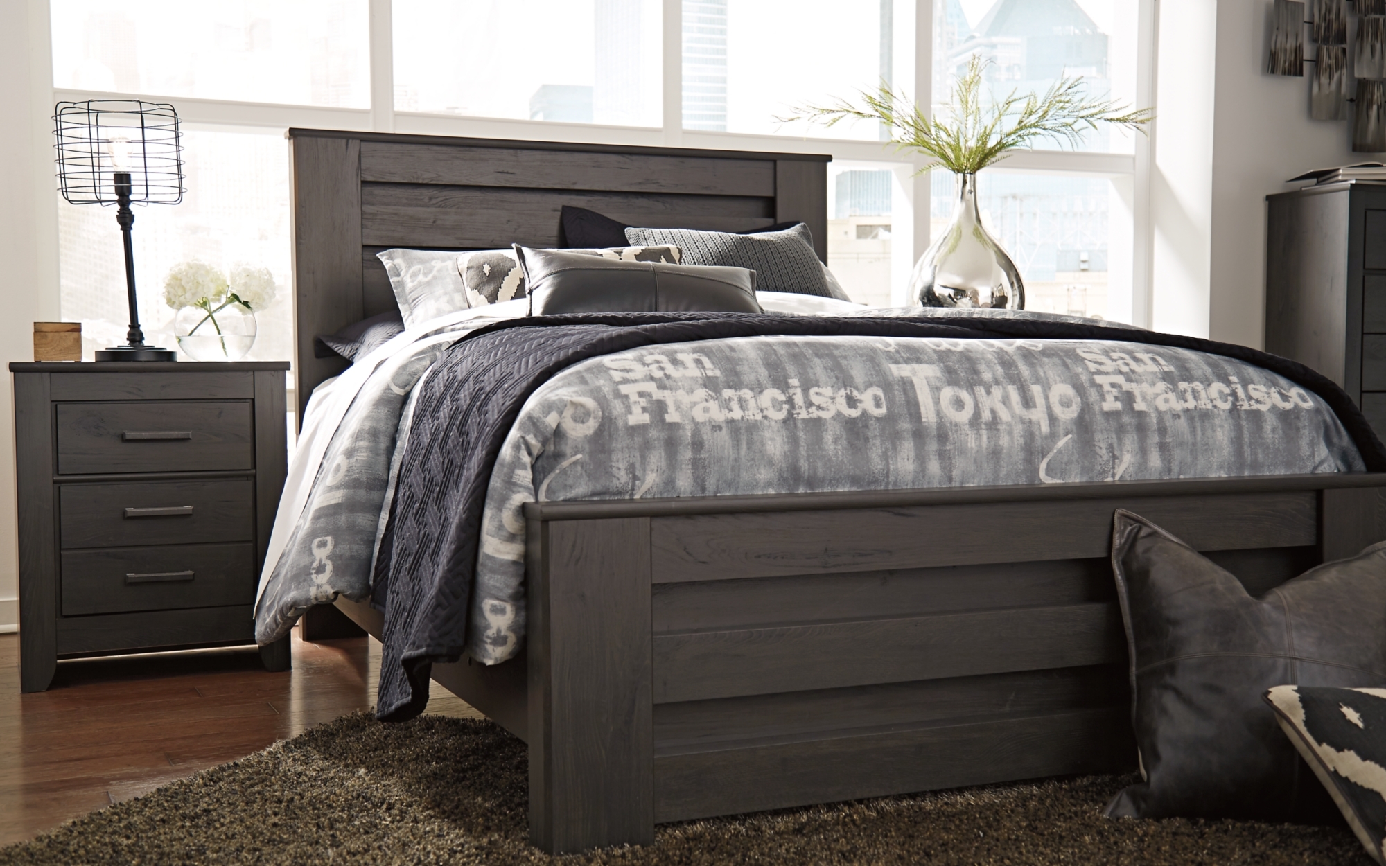 King Panel Bed