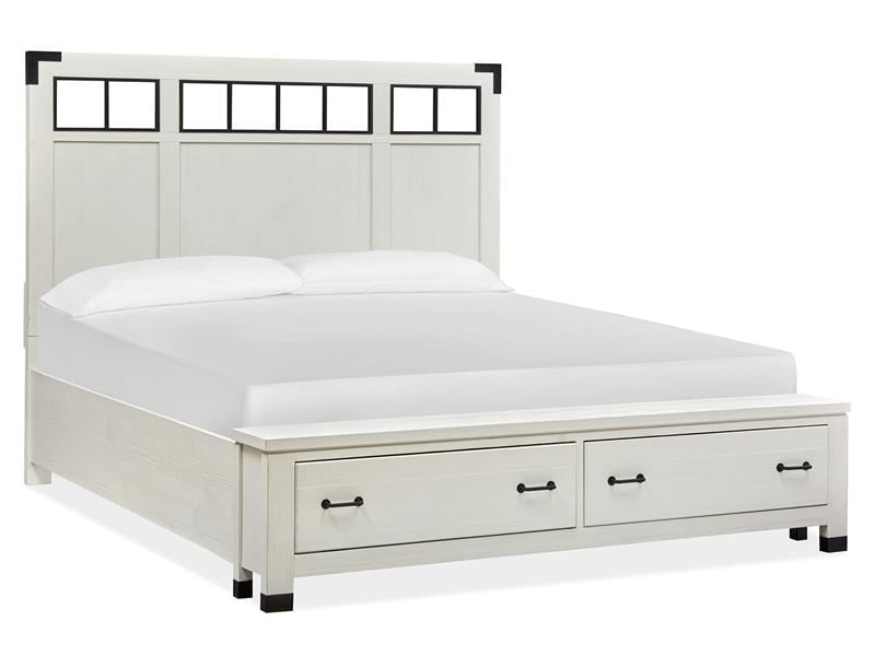 Magnussen Home Harper Springs Queen Panel Storage Bed
