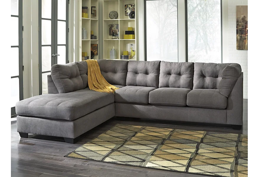 Maier Sectional with Left Arm Facing Chaise by Benchcraft at HomeWorld Furniture