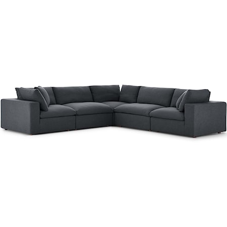 5 Piece Sectional Sofa Set