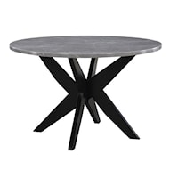 Amy Contemporary Faux Marble Dining Table