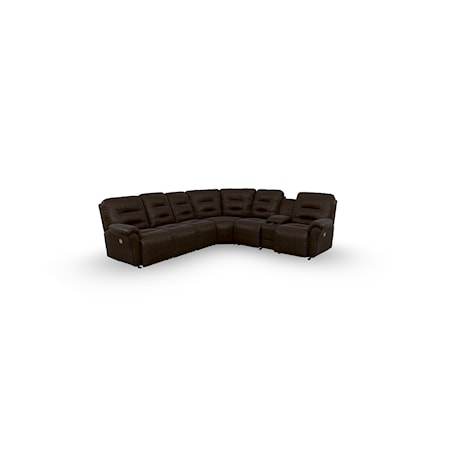 5-Seat Reclining Sectional Sofa