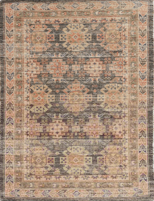 7'6" x 9'6" Charcoal Mediterra Rug