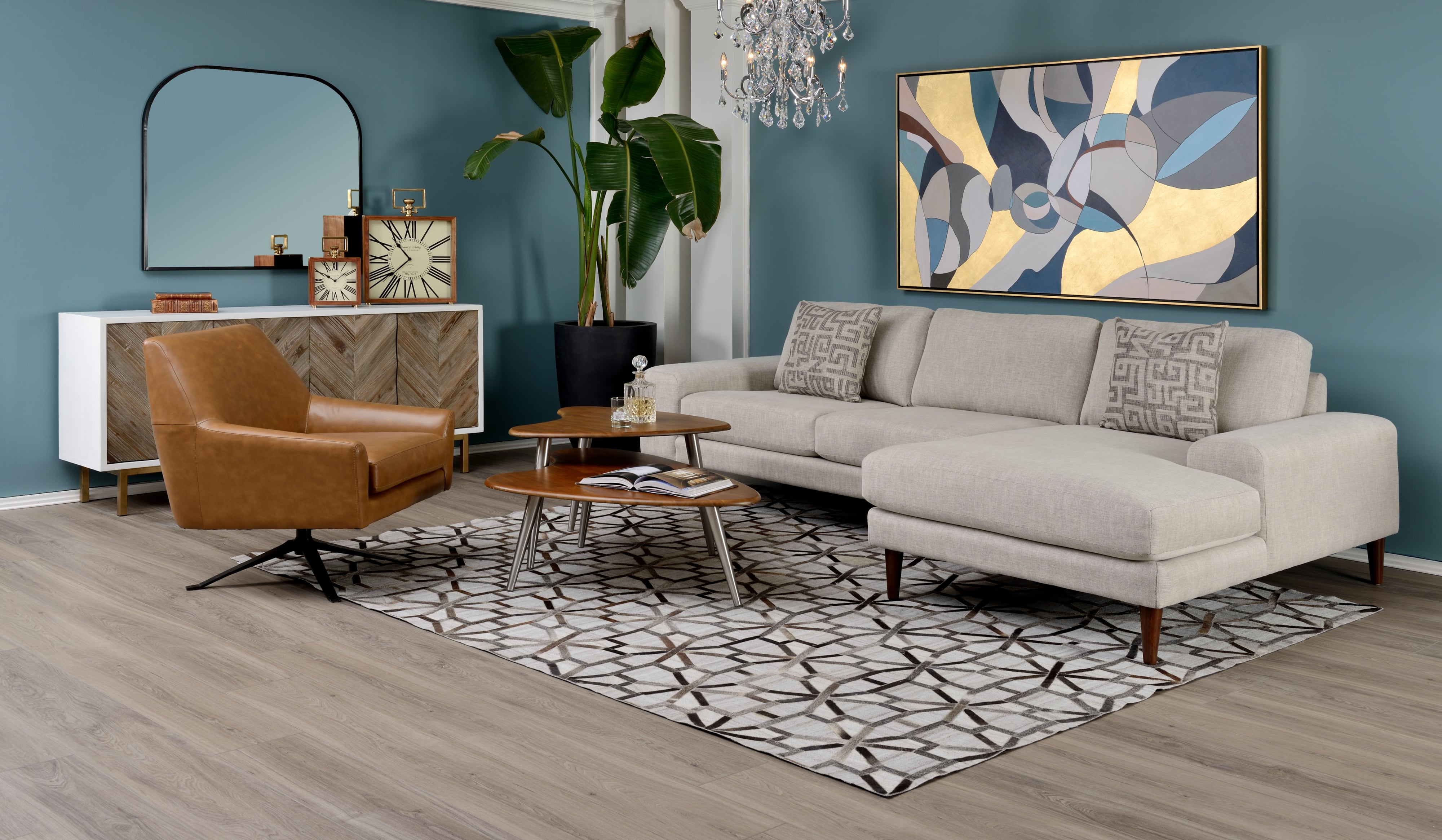 Swivel Base Accent Chair