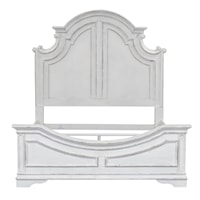 Relaxed Vintage King Arched Panel Bed