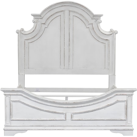 California King Arched Panel Bed