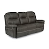 Best Home Furnishings Leya Leather Power Tilt Headrest Space Saver Sofa