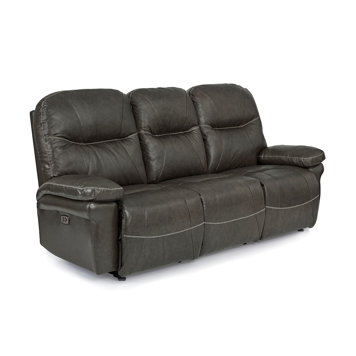 Best Home Furnishings Leya Power Space Saver Reclining Sofa w/ HR