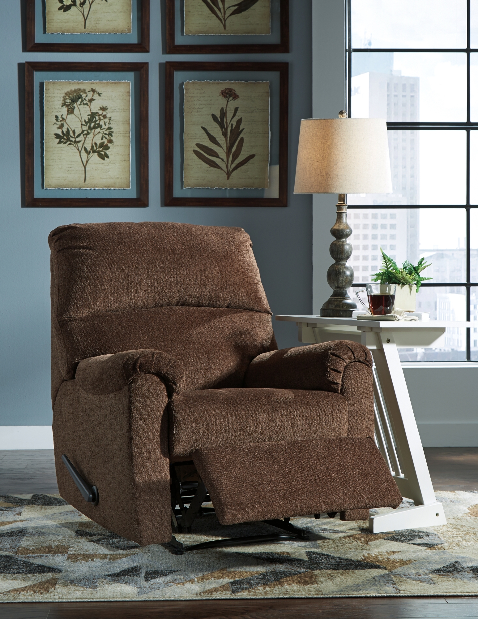 Signature Design by Ashley Nerviano Zero Wall Recliner