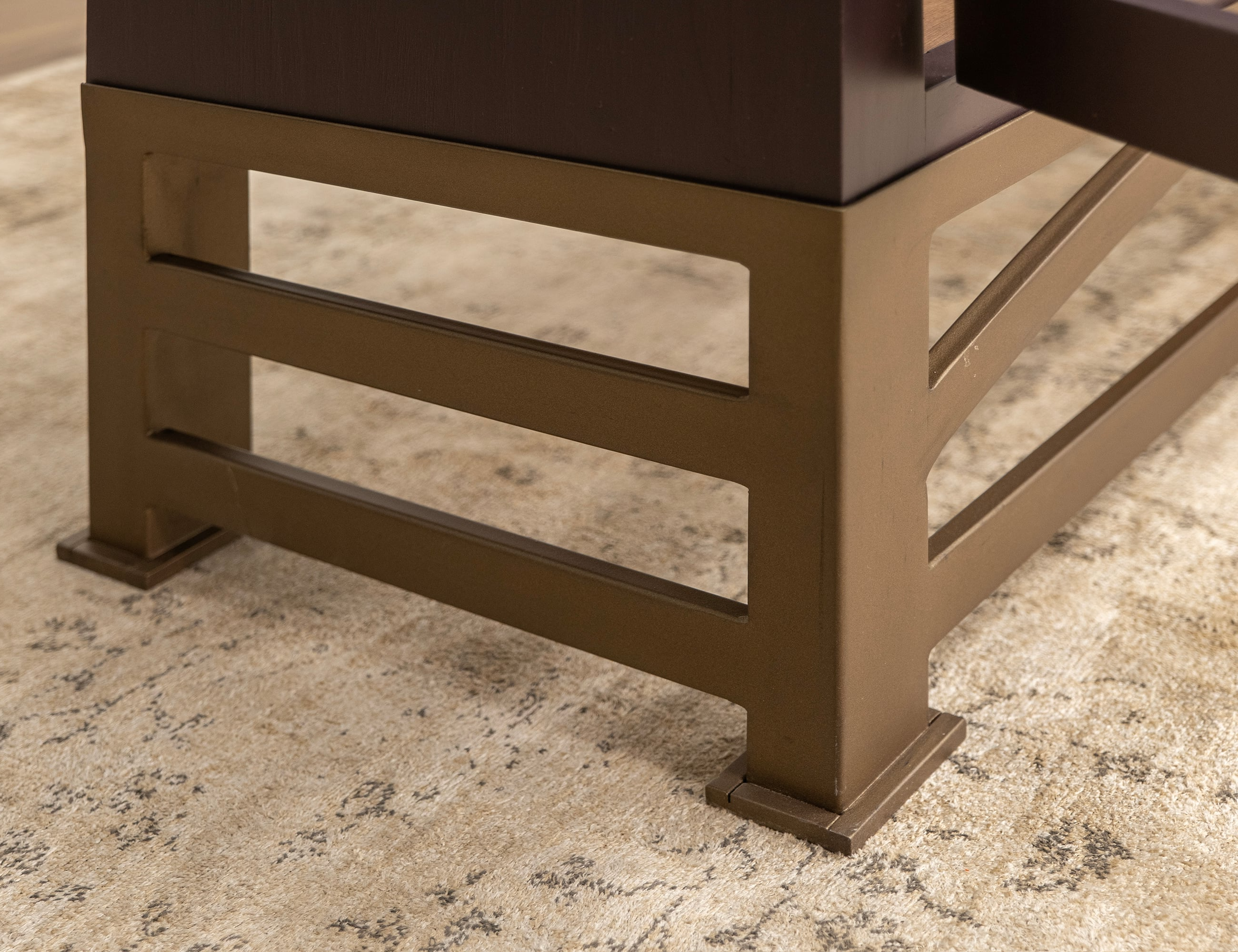 International Furniture Direct Obsidian 2-Door Cabinet