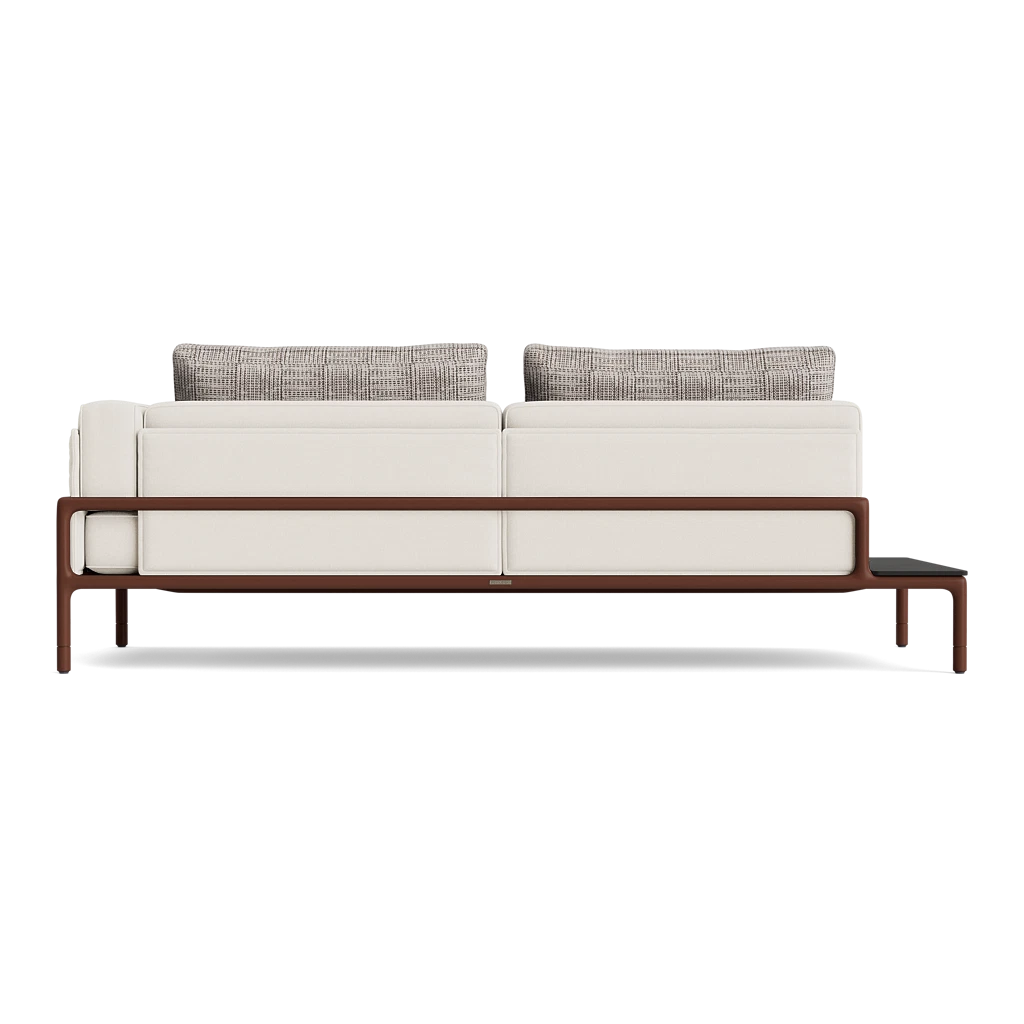 Moto Right Arm Loveseat with Table Sectional
