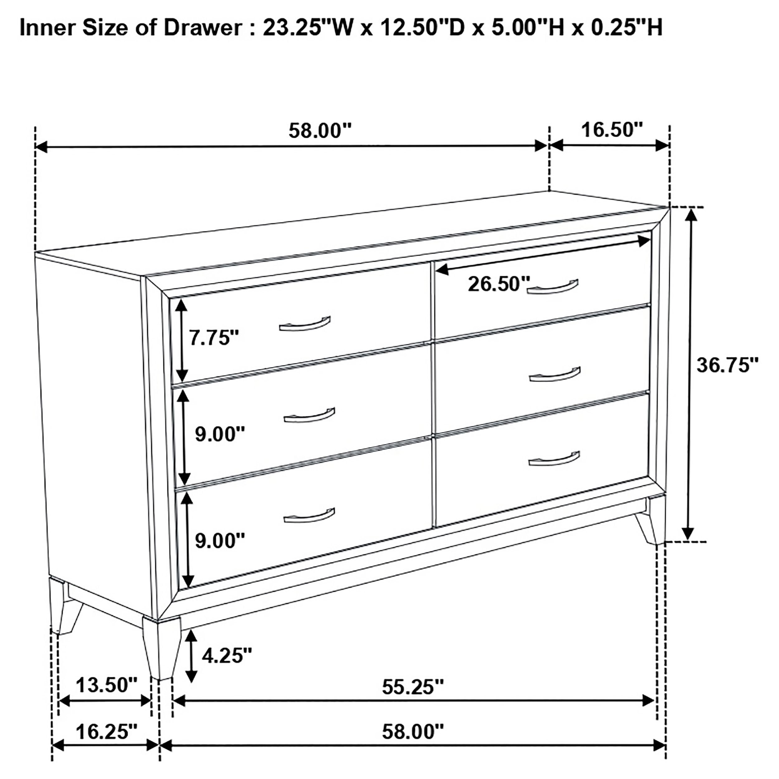 Coaster Watson Watson Five-piece Cal King Bedroom Set