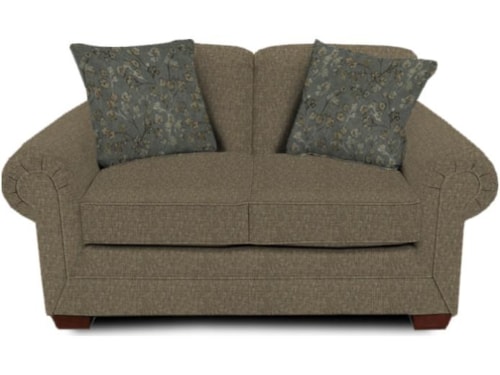 Casual Loveseat with Accent Pillows
