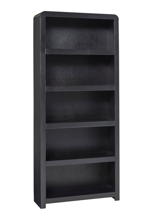 Contemporary 5-Shelf 74" Bookcase