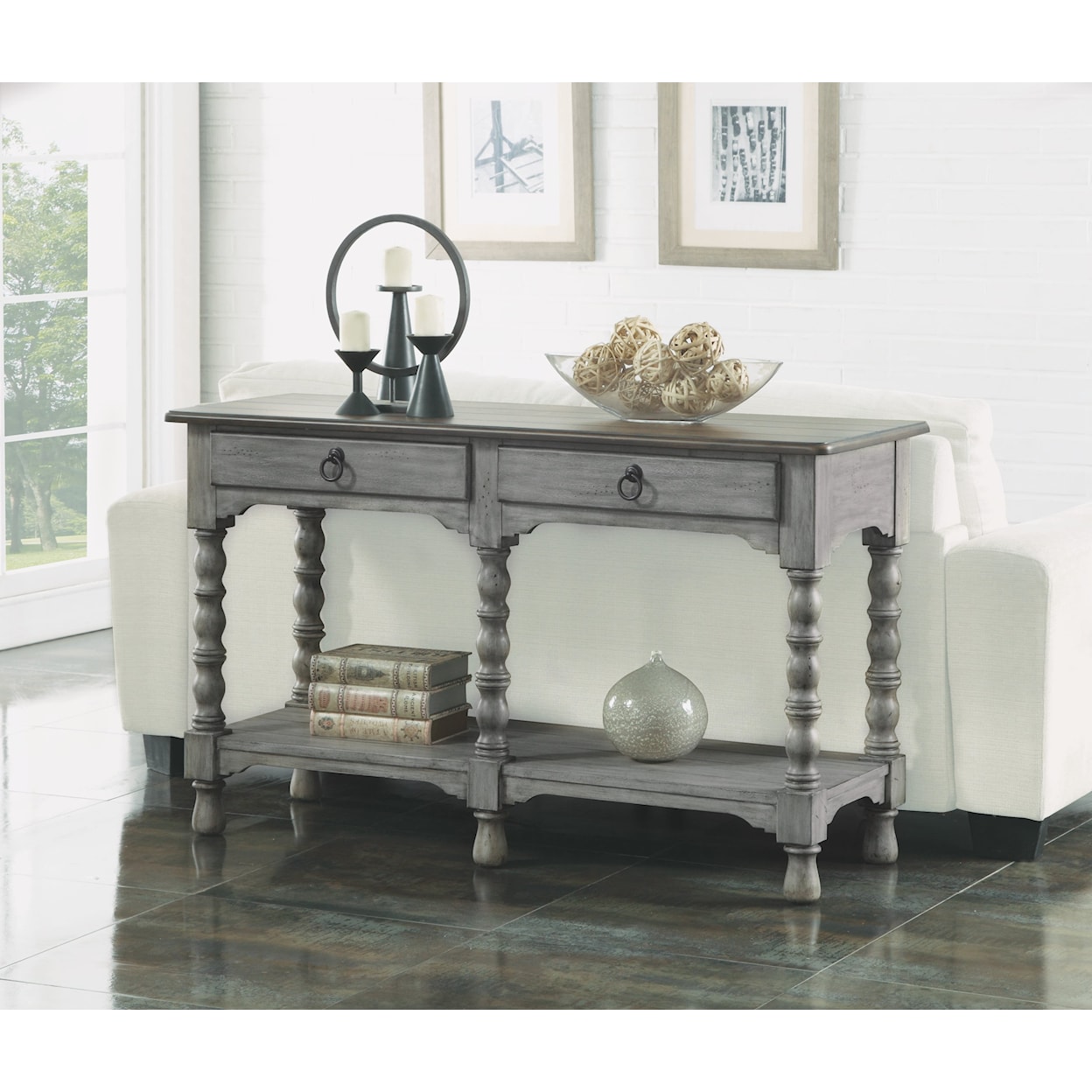 Flexsteel Wynwood Collection Plymouth Sofa Table