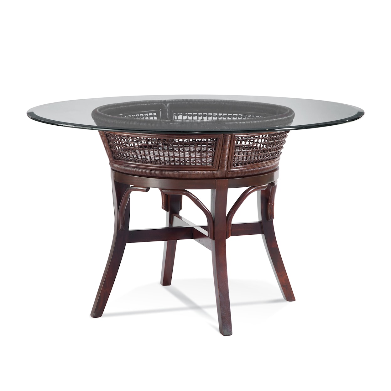 Braxton Culler Boone Boone 48" Round Glass Top Dining Table