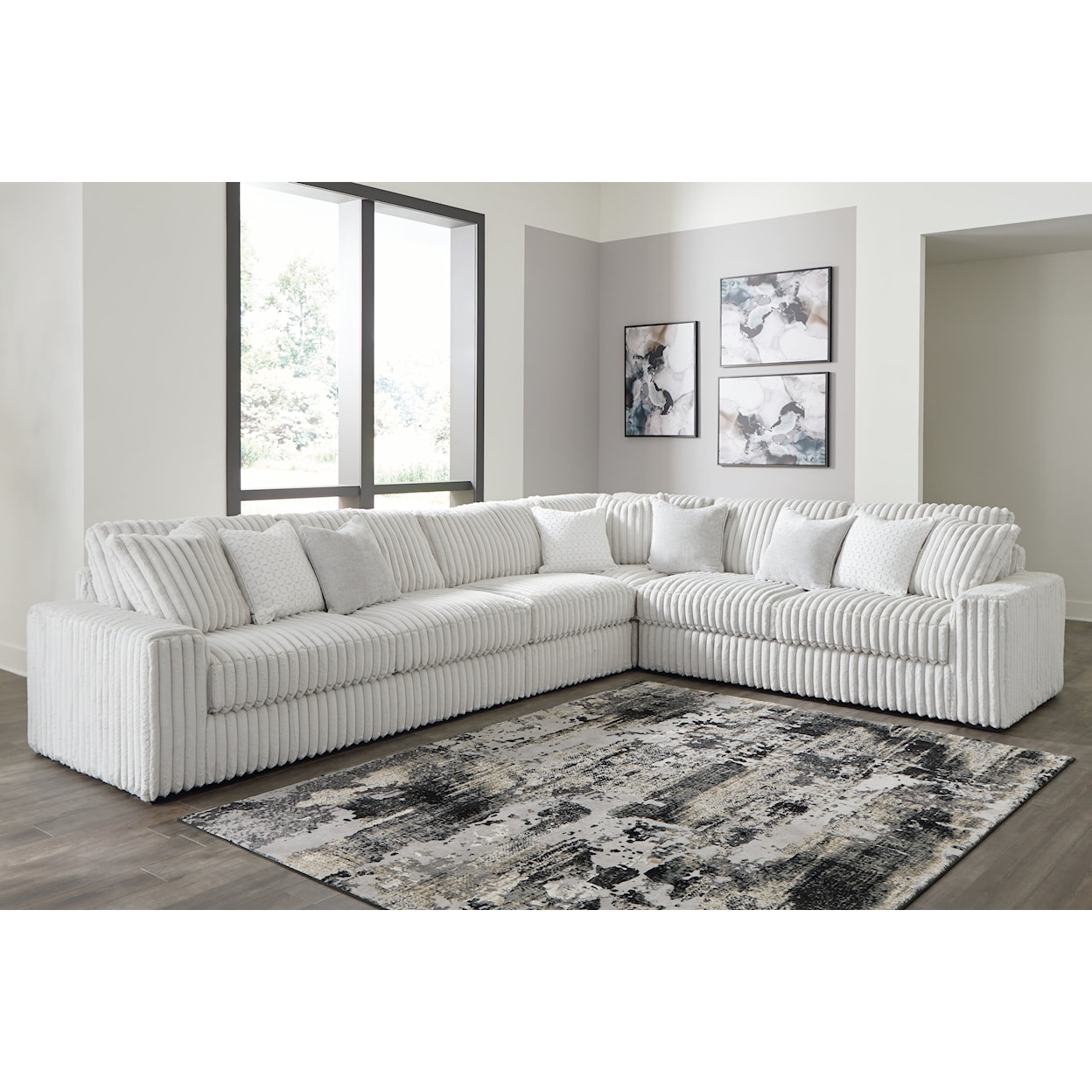 Signature Design by Ashley Furniture Stupendous 4-Piece Sectional