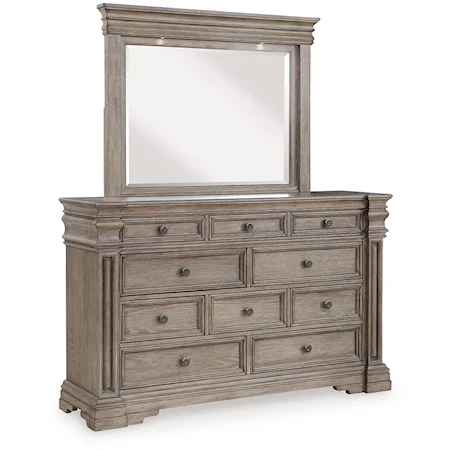 Dresser and Mirror