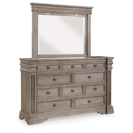 Dresser and Mirror