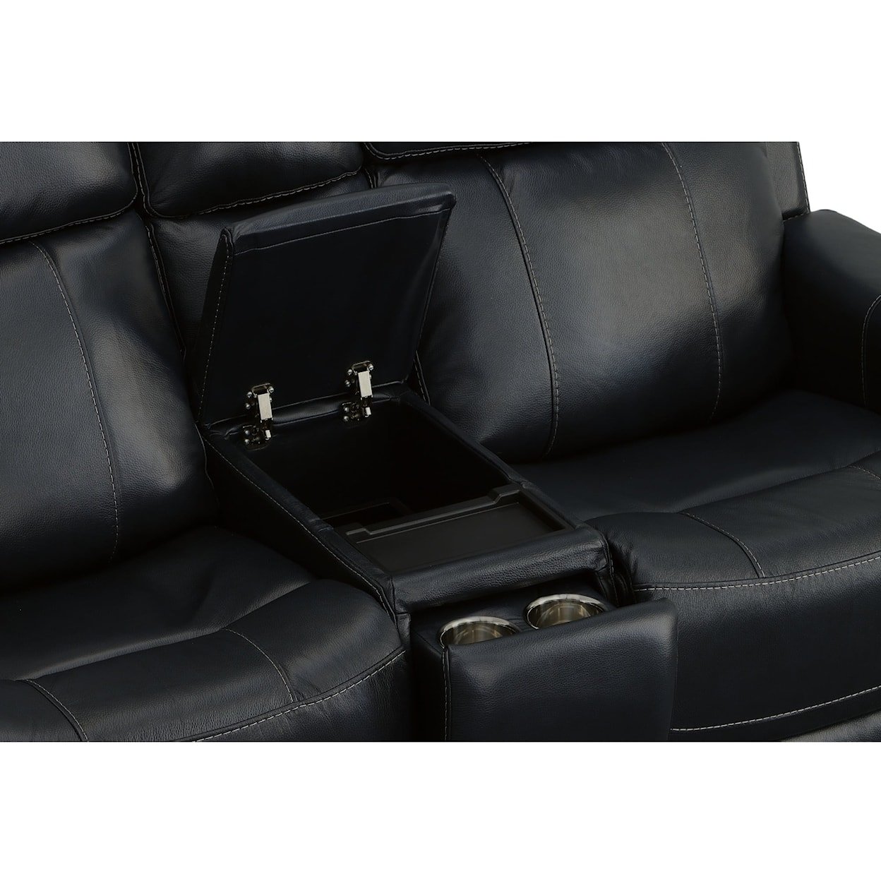 Flexsteel Rawlings Power Headrest & Lumbar Reclining Console