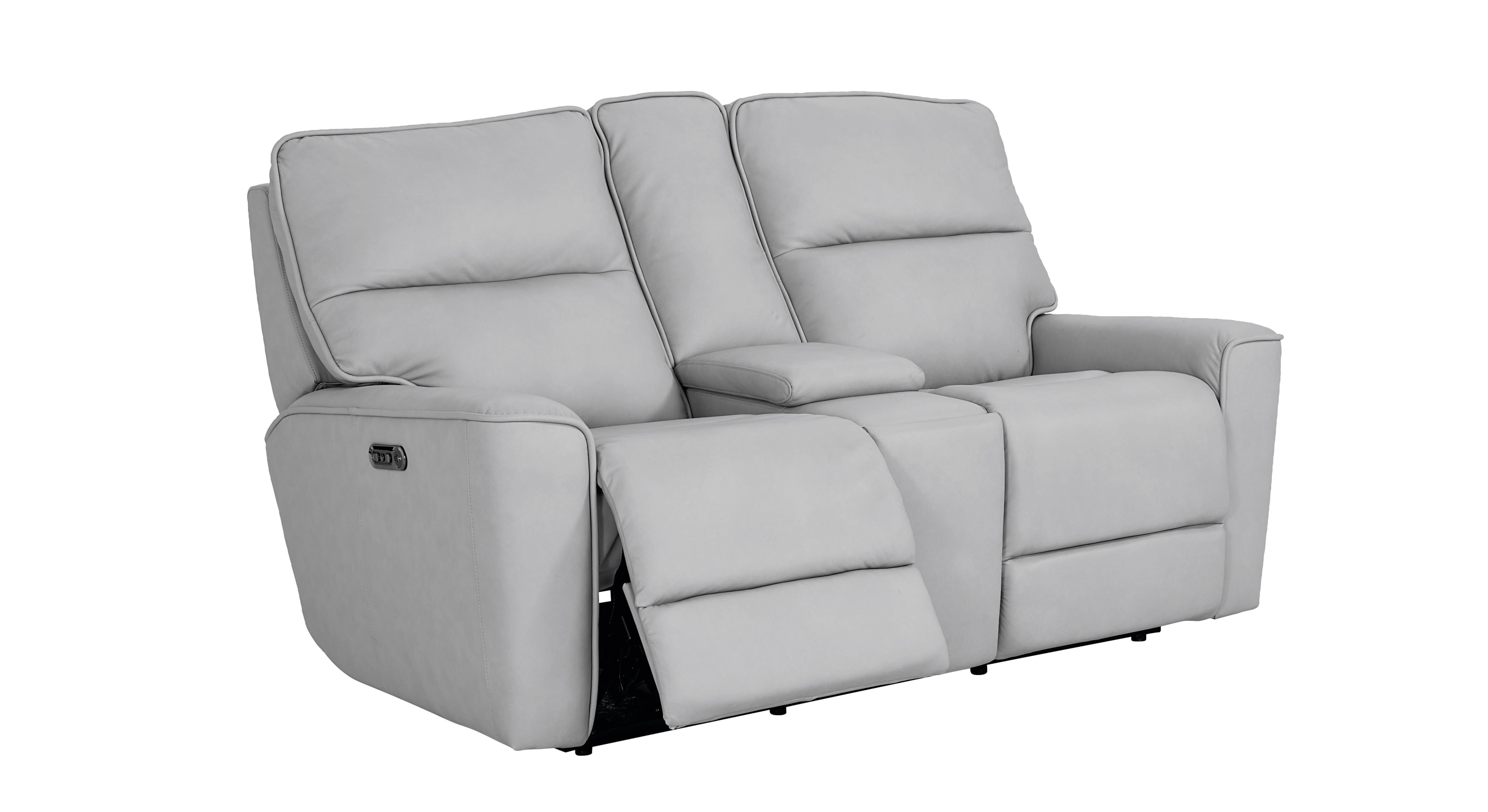 Bassett Club Level - Kenneth Reclining Loveseat w/Console
