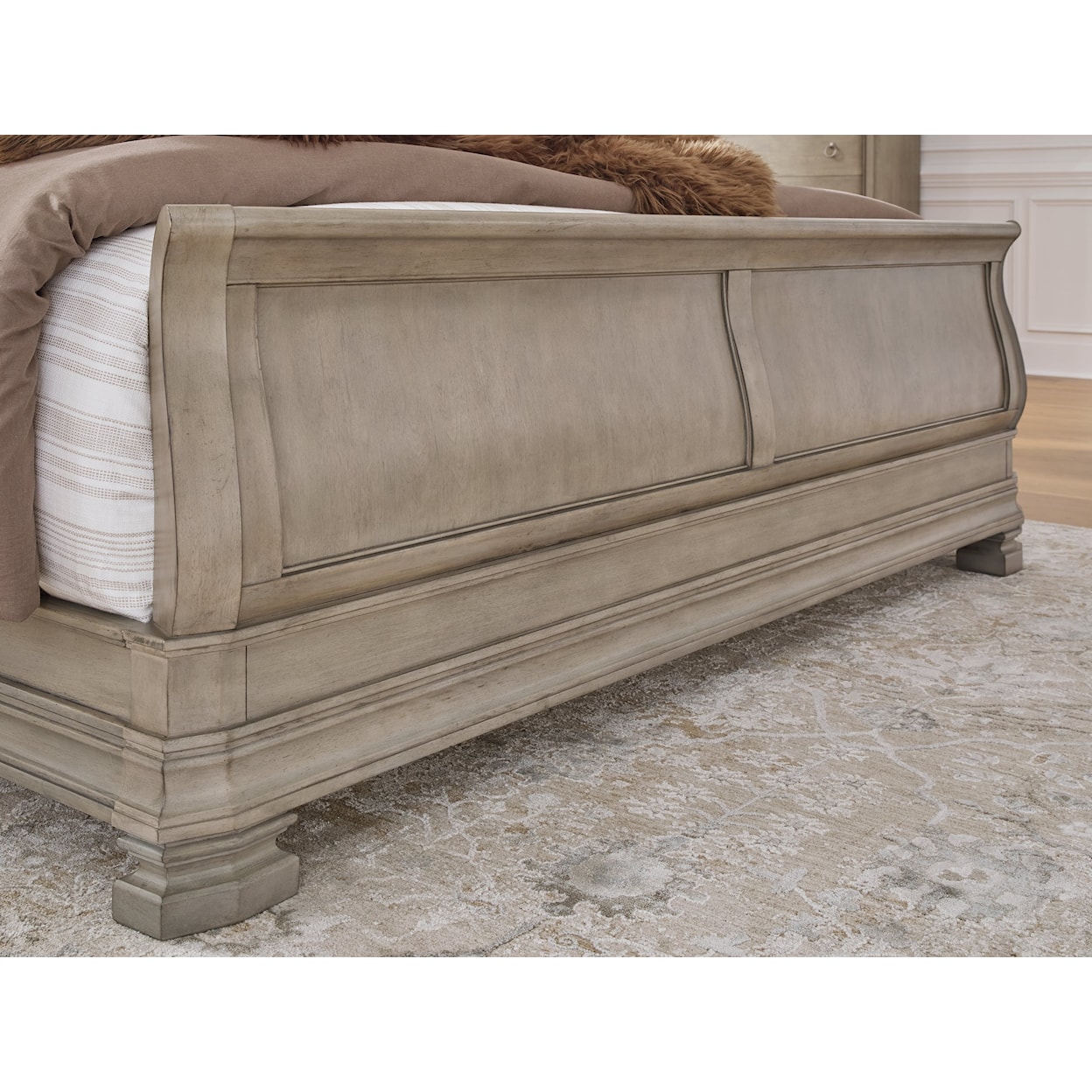 Ashley Signature Design Lexorne King Sleigh Bed